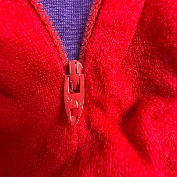 70s Keyloun Rainbow Stripe Lounge Kaftan Dress Talon Zip L - Picture 5 of 7